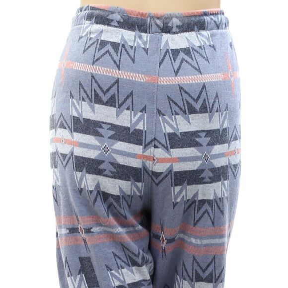 Faherty Geometric Printed Trousers Pants Flannel Cotton Pocket Pull-On M 263597 - Picture 4 of 4